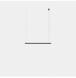 LedsC4 - Luminaria colgante Geometric lineal superficie Slim 1m LED 20.7 blanco cálido 2400K ON-OFF blanco 1094lm