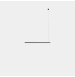 LedsC4 - Luminaria colgante Geometric lineal superficie Slim 1m LED 20.7 blanco cálido 2400K ON-OFF oro 1094lm