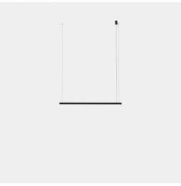 LedsC4 - Luminaria colgante Geometric lineal superficie Slim 1m LED 20.7 blanco cálido 3000K ON-OFF blanco 1306lm