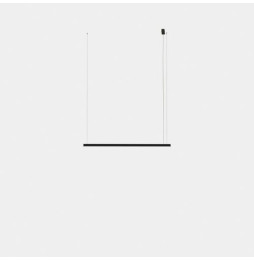 LedsC4 - Luminaria colgante Geometric lineal superficie Slim 1m LED 20.7 blanco cálido 3000K DALI-2 oro 1306lm