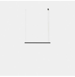 LedsC4 - Luminaria colgante Geometric lineal superficie Slim 1m LED 20.7 blanco cálido 3000K ON-OFF oro 1306lm