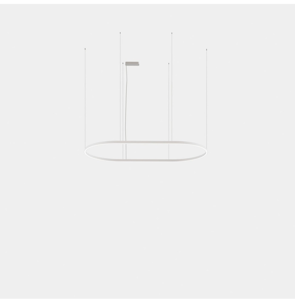 LedsC4 - Luminaria colgante Geometric oval empotrada 3m LED 324.4 blanco cálido 2700K ON-OFF oro 18628lm LedsC4 - Luminaria colgante Geometric oval empotrada 3m LED 324.4 blanco cálido 2700K ON-OFF oro 18628lm