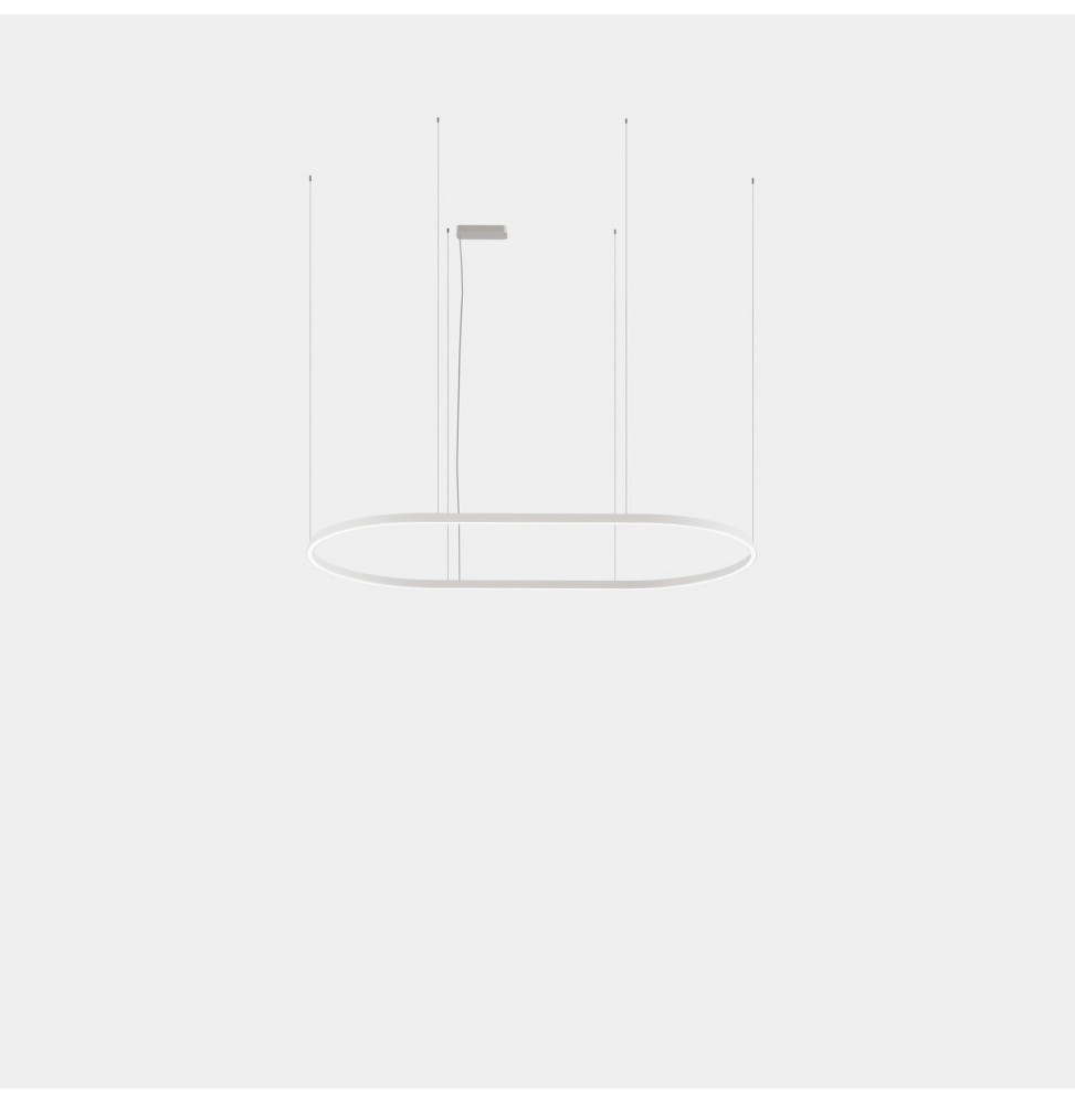 LedsC4 - Luminaria colgante Geometric oval empotrada 3m LED 324.4 blanco cálido 3000K ON-OFF oro 20106lm LedsC4 - Luminaria colgante Geometric oval empotrada 3m LED 324.4 blanco cálido 3000K ON-OFF oro 20106lm