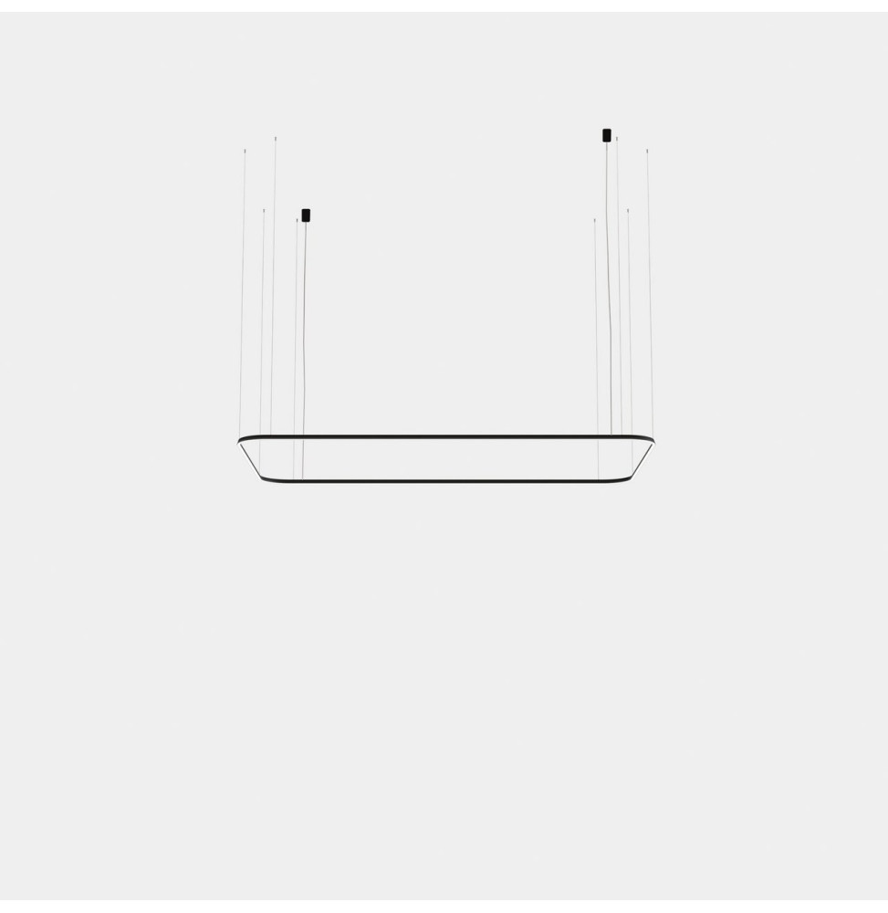 LedsC4 - Luminaria colgante Geometric rectangular empotrada 1600x1000mm LED 100 blanco cálido 2400K ON-OFF negro 5140lm LedsC4 - Luminaria colgante Geometric rectangular empotrada 1600x1000mm LED 100 blanco cálido 2400K ON-OFF negro 5140lm