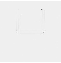 LedsC4 - Luminaria colgante Geometric rectangular empotrada 1600x1000mm LED 100 blanco cálido 2700K ON-OFF oro 5698lm