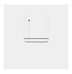 LedsC4 - Luminaria colgante Geometric rectangular empotrada 2500x1600mm LED 161 blanco neutro 4000K ON-OFF oro 10965lm