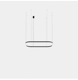 LedsC4 - Luminaria colgante Geometric rectangular empotrada 4000x2500mm LED 259 blanco cálido 2700K ON-OFF oro 15170lm