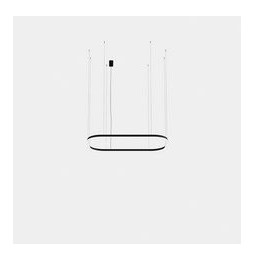 LedsC4 - Luminaria colgante Geometric rectangular empotrada 4000x2500mm LED 259 blanco neutro 4000K ON-OFF oro 17808lm
