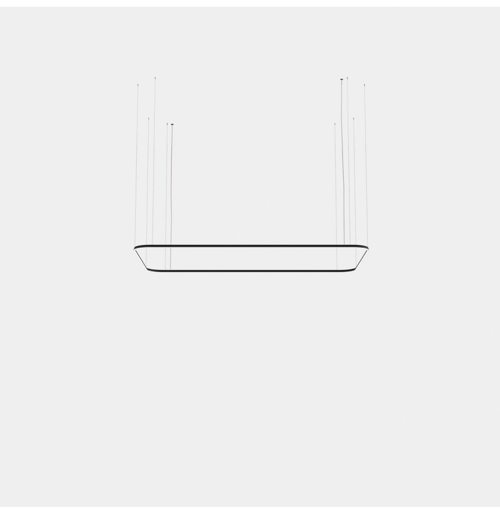 LedsC4 - Luminaria colgante Geometric rectangular mini 1600x1000mm LED 100 blanco cálido 2400K ON-OFF blanco 5140lm LedsC4 - Luminaria colgante Geometric rectangular mini 1600x1000mm LED 100 blanco cálido 2400K ON-OFF blanco 5140lm