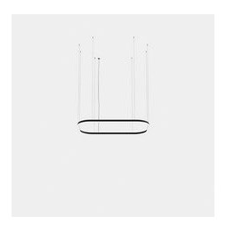 LedsC4 - Luminaria colgante Geometric rectangular mini 4000x2500mm LED 259 blanco cálido 3000K ON-OFF oro 16489lm