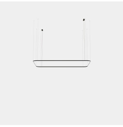LedsC4 - Luminaria colgante Geometric rectangular superficie 1600x1000mm LED 100 blanco cálido 3000K ON-OFF oro 6193lm