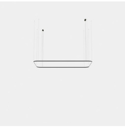 LedsC4 - Luminaria colgante Geometric rectangular superficie 1600x1000mm LED 100 blanco neutro 4000K ON-OFF oro 6688lm