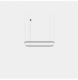 LedsC4 - Luminaria colgante Geometric rectangular superficie 2500x1600mm LED 161 blanco cálido 2400K ON-OFF oro 8427lm