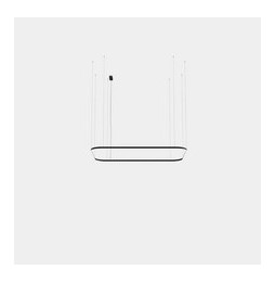 LedsC4 - Luminaria colgante Geometric rectangular superficie 2500x1600mm LED 161 blanco cálido 2400K ON-OFF oro 8427lm