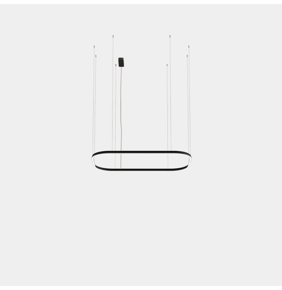 LedsC4 - Luminaria colgante Geometric rectangular superficie 4000x2500mm LED 259 blanco neutro 4000K ON-OFF oro 17808lm
