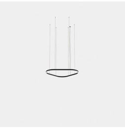 LedsC4 - Luminaria colgante Geometric triangular mini 1000mm LED 68 blanco neutro 4000K ON-OFF oro 4416lm