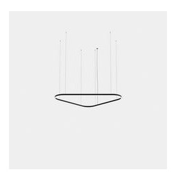LedsC4 - Luminaria colgante Geometric triangular mini 1600mm LED 110 blanco neutro 4000K ON-OFF oro 7336lm