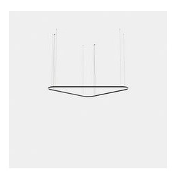 LedsC4 - Luminaria colgante Geometric triangular mini 2500mm LED 172 blanco neutro 4000K ON-OFF blanco 11717lm