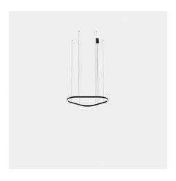 LedsC4 - Luminaria colgante Geometric triangular superficie 1000mm LED 68 blanco neutro 4000K ON-OFF oro 4416lm