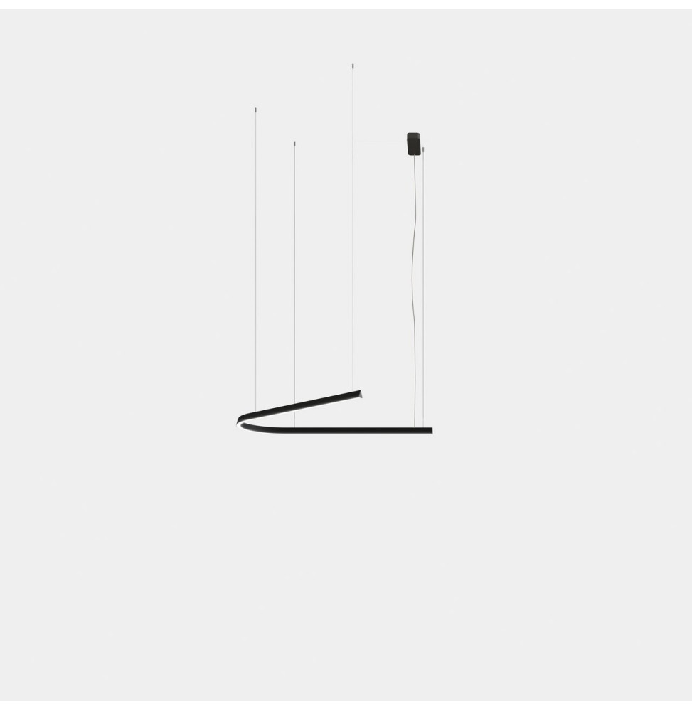 LedsC4 - Luminaria colgante Geometric V superficie 1,5m LED 78.6 blanco cálido 2400K 0-10V blanco 4071lm LedsC4 - Luminaria colgante Geometric V superficie 1,5m LED 78.6 blanco cálido 2400K 0-10V blanco 4071lm