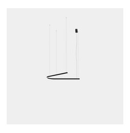LedsC4 - Luminaria colgante Geometric V superficie 1,5m LED 78.6 blanco cálido 2400K 0-10V oro 4071lm