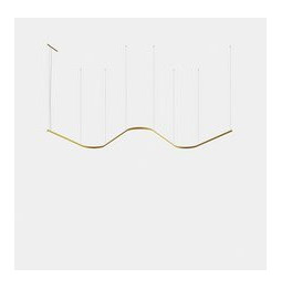 LedsC4 - Luminaria colgante Geometric W mini 1,5m LED 172.3 blanco cálido 2400K 0-10V blanco 8930lm