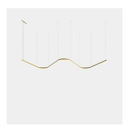 LedsC4 - Luminaria colgante Geometric W mini 1,5m LED 172.3 blanco cálido 3000K 0-10V blanco 10654lm