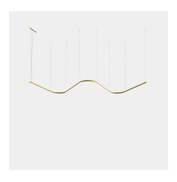LedsC4 - Luminaria colgante Geometric W superficie Slim 1,5m LED 172.3 blanco cálido 2700K ON-OFF blanco 9870lm
