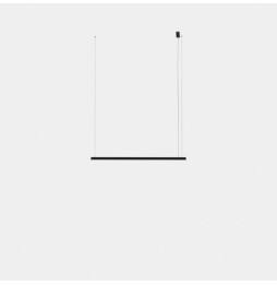 LedsC4 - Luminaria colgante Geomtric lineal superficie Slim 2m LED 41.5 blanco cálido 2700K DALI-2 blanco 2419lm