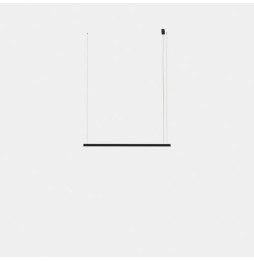 LedsC4 - Luminaria colgante Geomtric lineal superficie Slim 2m LED 41.5 blanco cálido 3000K DALI-2 blanco 2611lm