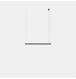 LedsC4 - Luminaria colgante Geomtric lineal superficie Slim 2m LED 41.5 blanco cálido 3000K DALI-2 oro 2611lm