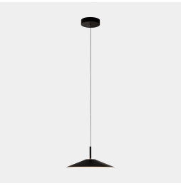 LedsC4 - Luminaria colgante H superficie LED 27.7 blanco cálido 2700K DALI-2 negro 1207lm