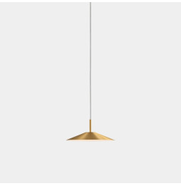 LedsC4 - Luminaria colgante H empotrada LED 27.7 blanco cálido 2700K ON-OFF oro mate 1207lm
