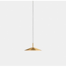 LedsC4 - Luminaria colgante H empotrada LED 27.7 blanco cálido 2700K ON-OFF oro mate 1207lm