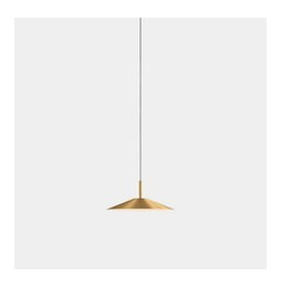 LedsC4 - Luminaria colgante H empotrada LED 27.7 blanco cálido 2700K DALI-2 oro mate 1207lm