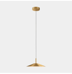 LedsC4 - Luminaria colgante H superficie LED 27.7 blanco cálido 2700K ON-OFF oro mate 1207lm