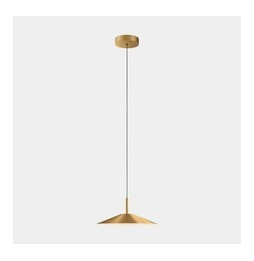 LedsC4 - Luminaria colgante H superficie LED 27.7 blanco cálido 2700K ON-OFF oro mate 1207lm