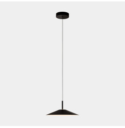 LedsC4 - Luminaria colgante H superficie LED 27.7 blanco cálido 2700K ON-OFF negro 1207lm