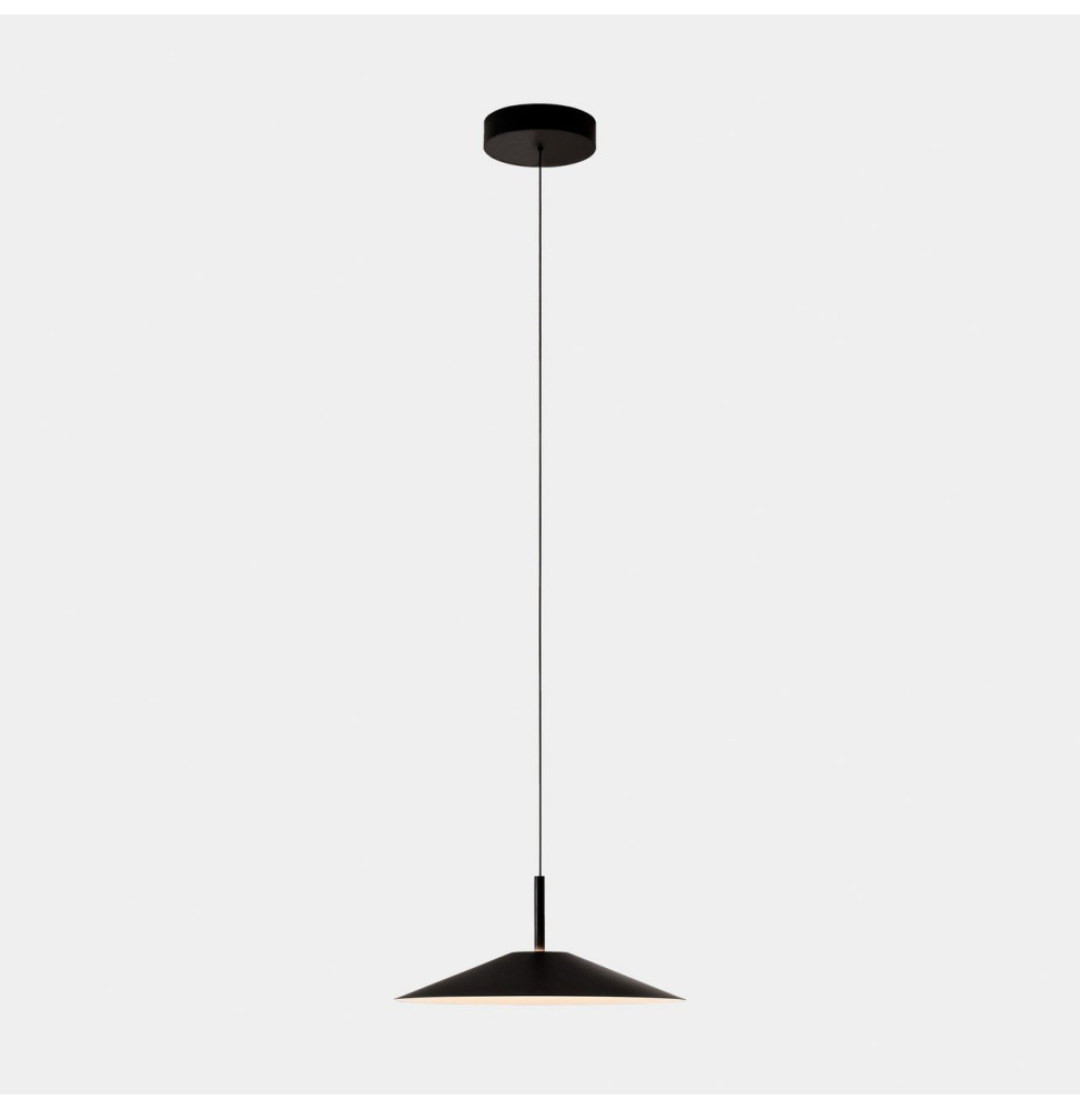 LedsC4 - Luminaria colgante H superficie LED 27.7 blanco cálido 2700K ON-OFF negro 1207lm LedsC4 - Luminaria colgante H superficie LED 27.7 blanco cálido 2700K ON-OFF negro 1207lm