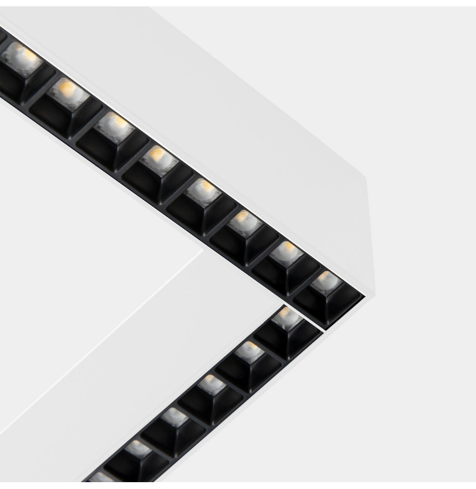 LedsC4 - Sistema lineal Infinite Slim Continuity Left cuadrado superficie 28.7 blanco cálido 3000K CRI 90 ON-OFF blanco IP40 294 LedsC4 - Sistema lineal Infinite Slim Continuity Left cuadrado superficie 28.7 blanco cálido 3000K CRI 90 ON-OFF blanco IP40 294
