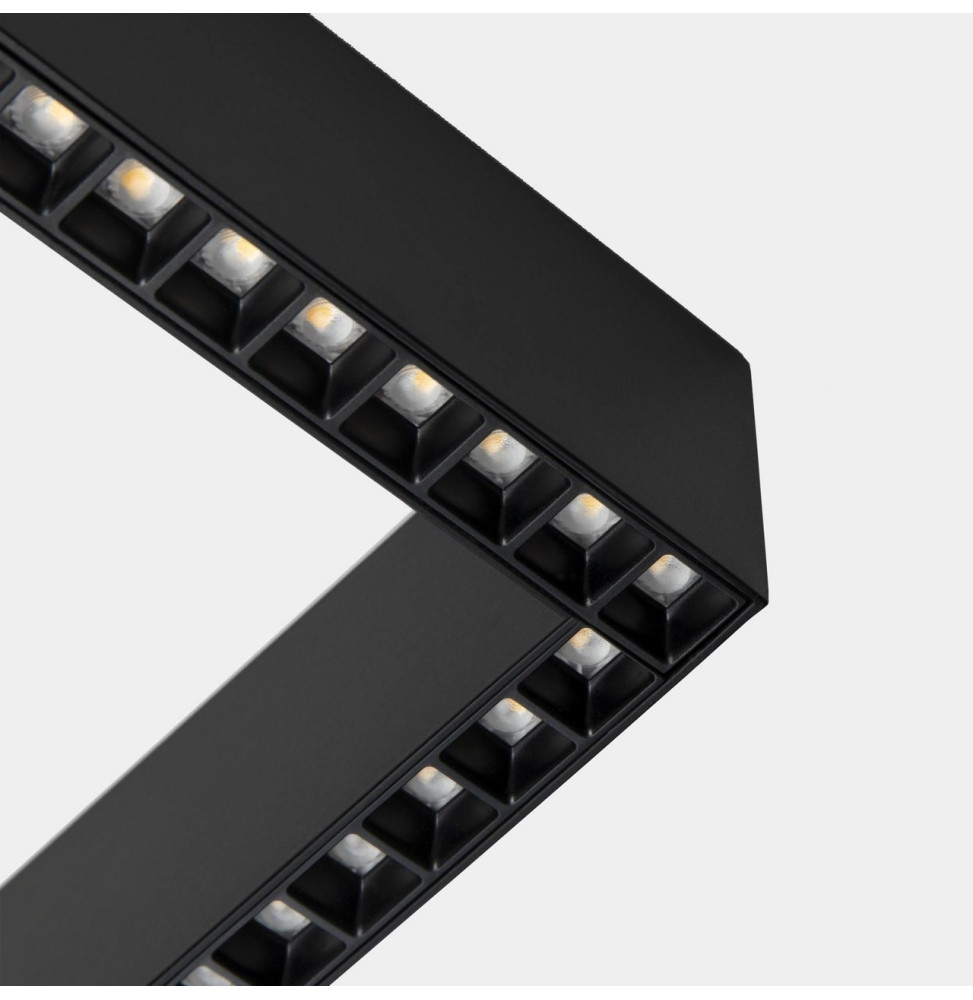 LedsC4 - Sistema lineal Infinite Slim Continuity Left cuadrado superficie 28.7 blanco neutro 4000K CRI 90 DALI-2/PUSH negro IP40 LedsC4 - Sistema lineal Infinite Slim Continuity Left cuadrado superficie 28.7 blanco neutro 4000K CRI 90 DALI-2/PUSH negro IP40