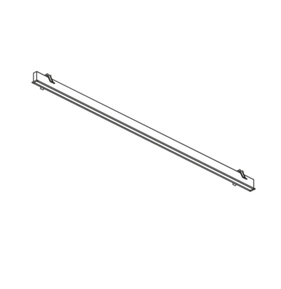 LedsC4 - Sistema lineal Infinite Slim Individual empotrada 1680mm 43.1 blanco cálido 3000K CRI 90 DALI-2/PUSH blanco IP20 4423lm