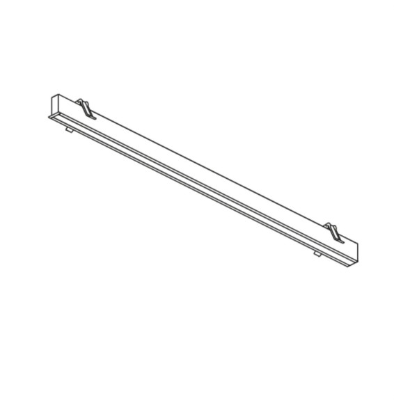 LedsC4 - Sistema lineal Infinite Slim Starter empotrada 1120mm 28.7 blanco neutro 4000K CRI 90 DALI-2/PUSH blanco IP20 3664lm