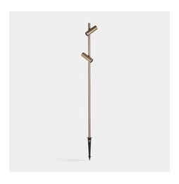 LedsC4 - Baliza IP66 Juncus 2 Heads LED 15.2 2700K ON-OFF marrón 780lm