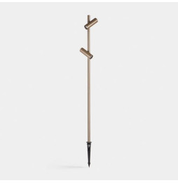 LedsC4 - Baliza IP66 Juncus 2 Heads LED 15.2 2700K ON-OFF marrón 780lm