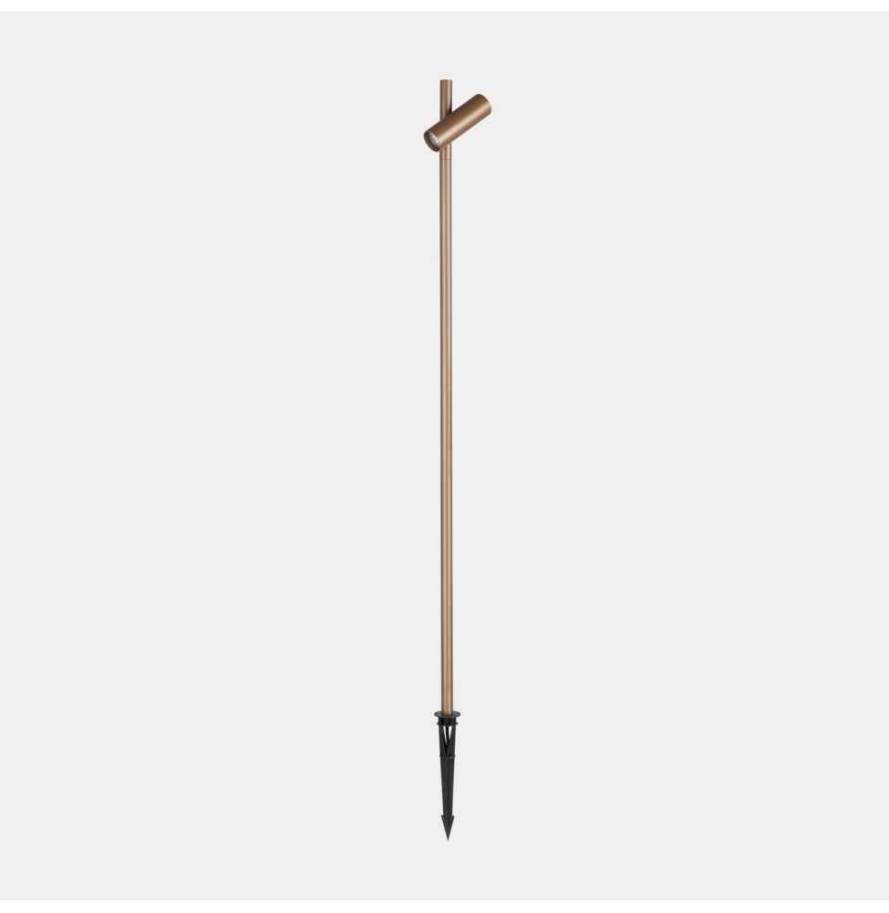 LedsC4 - Baliza IP66 Juncus 1 Head LED 8.3 2700K ON-OFF marrón 390lm