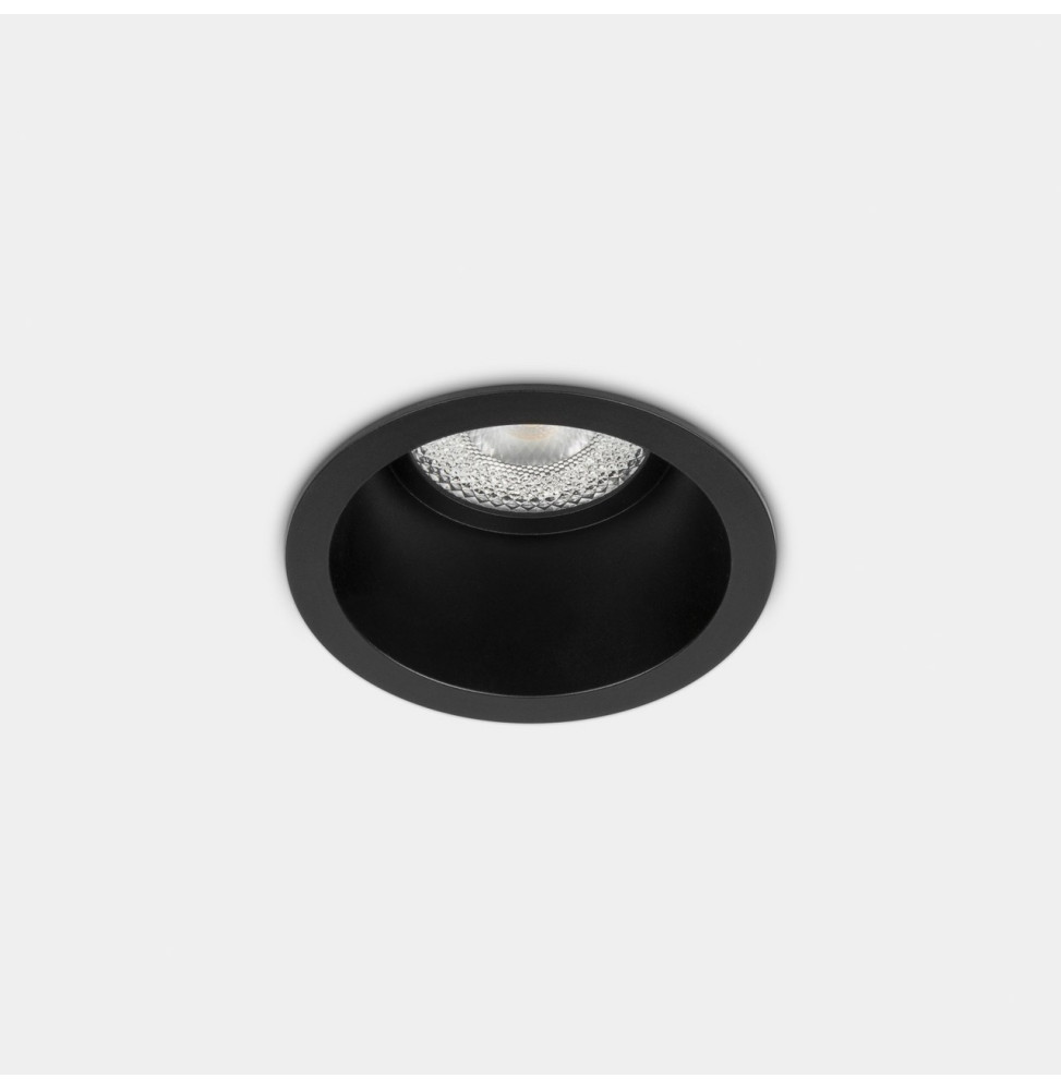 LedsC4 - Downlight Lite Deep Fix ø70mm 13.9 blanco cálido 2700K CRI 90 34º DALI-2/PUSH negro IP54 893lm