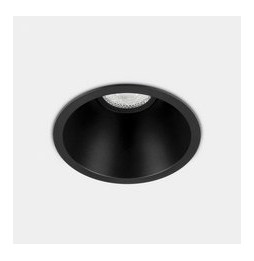 LedsC4 - Downlight Lite Deep Fix Ø105mm 8.5 blanco neutro 4000K CRI 90 34º DALI-2/PUSH negro IP54 640lm