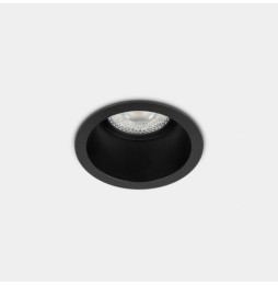 LedsC4 - Downlight Lite Deep Fix ø70mm 8.5 blanco cálido 3000K CRI 90 34º DALI-2/PUSH negro IP54 580lm