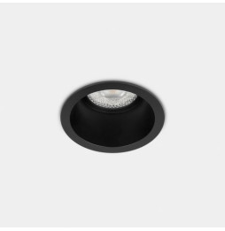 LedsC4 - Downlight Lite Deep Fix ø70mm 8.5 blanco cálido 2700K CRI 90 34º DALI-2/PUSH negro IP54 556lm